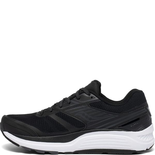 Saucony Women's Echelon 8 Running Shoe, Black/White, 7