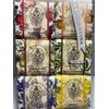 MARIO FISSI LA FLORENTINA ASSORTED SOAP SET,IRIS ORANGE,GRAPE,LEMON,FIG, 6X 3.7