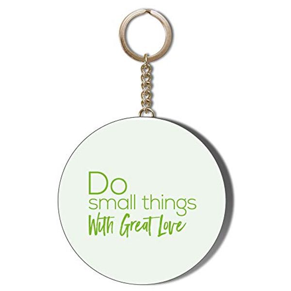 DO SMALL THINGS with GREAT LOVE 55mm Large Keyring Bottle Opener