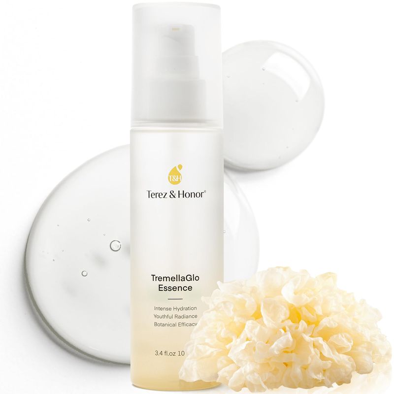 Hydrating Face Moisturizer Serum for Women: Tremella Face Moisturizer Essence for Sensitive & Dry...