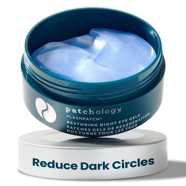 Patchology Restoring Night Under Eye Patches For Dark Circles and Puffy Eyes Care - Anti Aging Eye Masks with Retinol - Reduce Eye Bags, Puffiness & Wrinkles (15 Pairs)