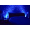 Auraglow Plugin GU10 Spotlight Uplighter Wall Wash Light Plug Socket Lamp with Colour Changing LED Smart Bulb & 8 Zone Remote - 2 Pack