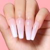 AIMEILI 5-In-1 Rubber Base Gel Set For Nails, Sheer Pink Nude Color Gel Nail Polish UV LED Soak Off, Elastic Nail Strengthener Long Lasting 6pcs X 10ml - Gift Kit 44