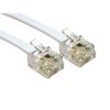 Electrovision White RJ11-RJ11 ADSL MODEM CABLE (2)