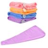 4 Twist Dry Shower Microfiber Hair Wrap Towel Quick Drying Bath Spa Head Cap Hat
