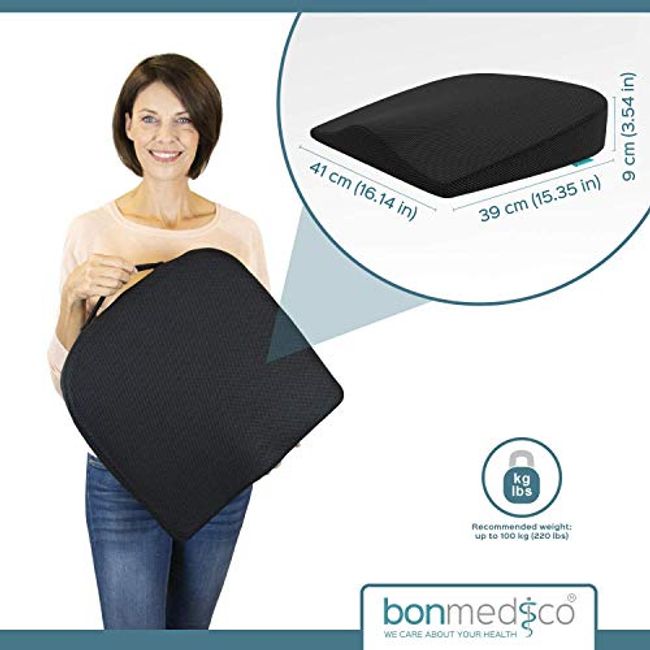 Bonmedico orthopedic 2024 coccyx seat cushion