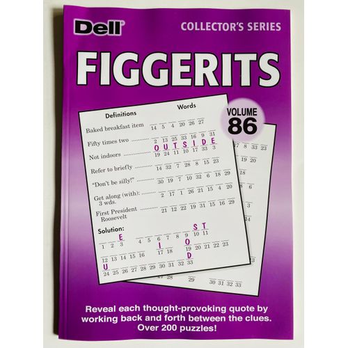 Volume 86 of The Figgerits Quotation Puzzles from The Dell Penny Press Collector's Series