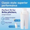 Replacement Water Filters for Pitchers, Compatible with Brita Water Pitchers ...