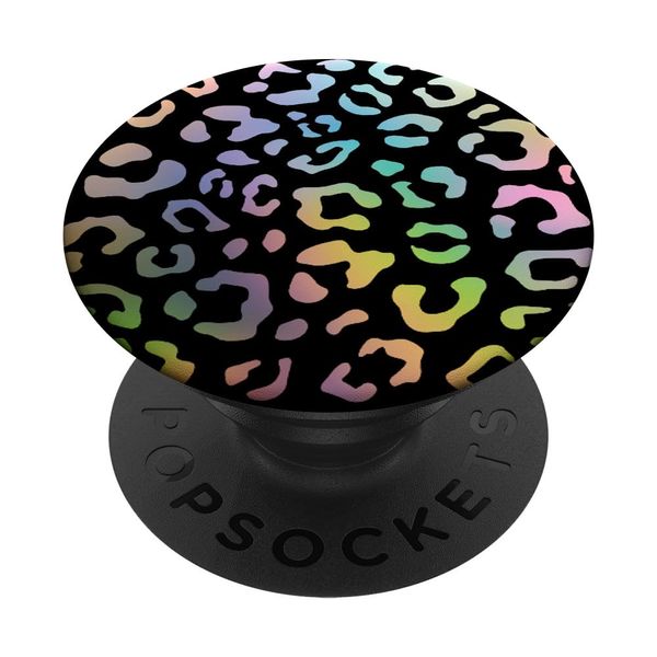 Rainbow Leopard Pattern PopSockets Adhesive PopGrip