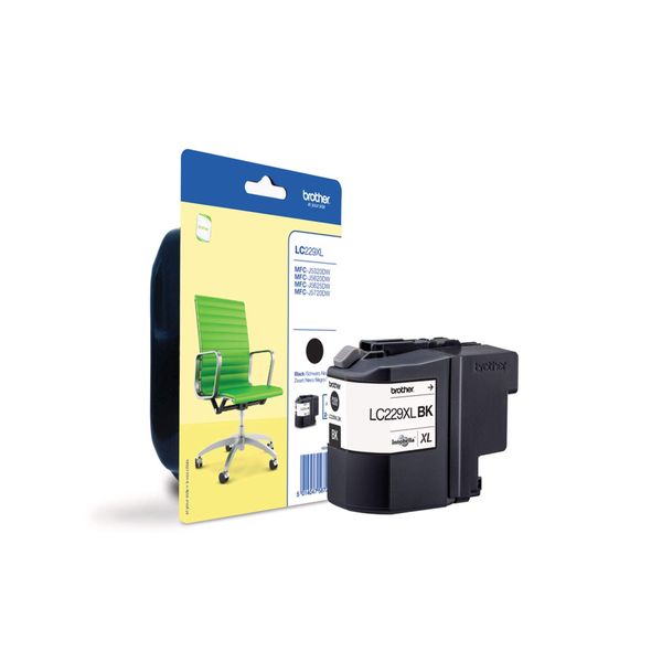 Brother LC229XLBKBP High Capacity Ink Cartridges - Black