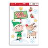 Design Group Santa Stop Here Sticker and Decorations, Multi, Small