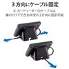 Elecom MR-ICST02BK IC Card Reader Stand Compatible with MR-ICA001BK Card Stand