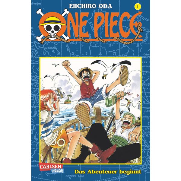 One Piece 1: Action-Manga-Bestsellerserie ab 10 Jahren über eine Gruppe Strohhut-Piraten auf der Suche nach dem größten Schatz der Welt