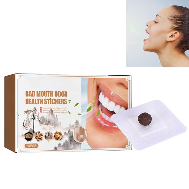 Fresh Breath Patch,Bad Breath Mouth Care Patch,Fresh Breath Care Patch,Remove Bad Breath Patches,Herbal Fresh Breath Patches,Promotes Good Balance in The Oral Cavity for Fresh Breath