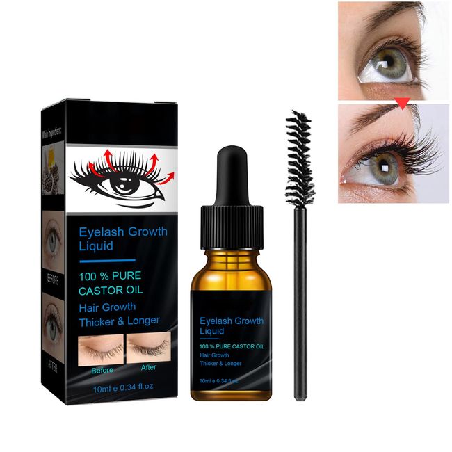 Wimpernserum, Wimpernbooster, Natural Lash Extension Serum, Augenbrauen Serum, Lash serum für Schnelles Wimpernwachstum, Wimpern Serum zur Mehr Länge Dichte Wimpern und Augenbrauen