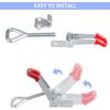 6 Pack Adjustable Toggle Latch Clamp Quick Release Pull Latch for Tool Box