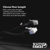 rhinocables Flat Ethernet Cat5e Network Patch Cable Slim Thin Low Profile LAN Patch Internet Lead for Xbox, PS4, Modem, Router, PC, Smart TV, Android Box 'Black, 15m'