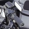 Black Motorcycle Mini Oval Side Mirror For Harley Davidson Street Glide Special