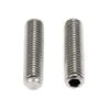 Sscon 100PCS M5 x 20mm Flat Point Grub Screws Hex Socket Set Screw