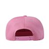 Underground Kulture Plain Flat Peak Snapback Baseball Cap Baby Pink