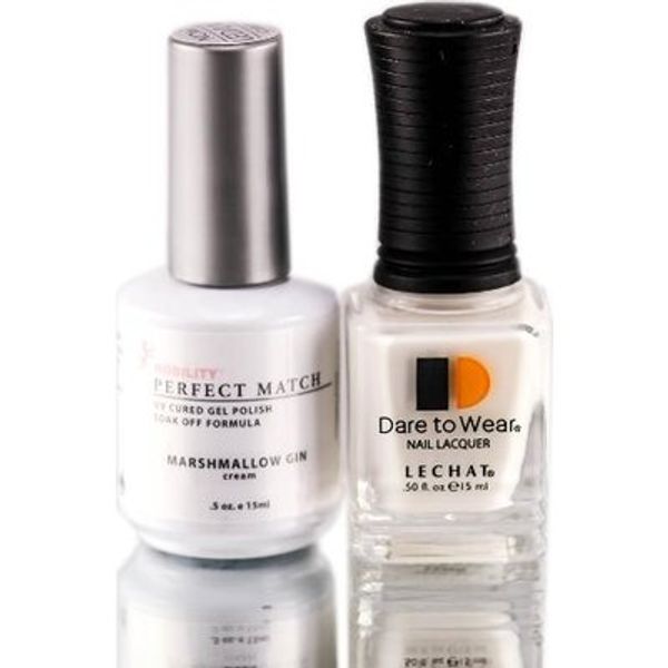 LECHAT Perfect Match Gel Polish + Matching Lacquer - (#35 Marshmallow Gin)