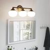 Modern 23In 3-Lights Makeup Vanity Light Bathroom Tiolet Mirror LED Wall Lamp