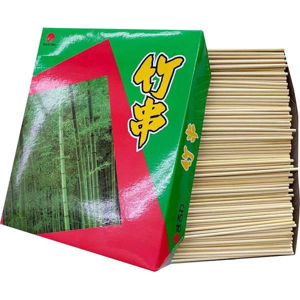 Maruwa 21033 Commercial Bamboo Skewers, 5.9 inches (15 cm), 2.2 lbs (1 kg)