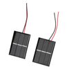 0.4W 1.5V 2Pcs Mini Small Solar Panel Module DIY Polysilicon Solar Cell 43x55mm Solar Panel Power Home DIY Project