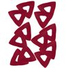 Strong XL Wide Triangle Hole Guitar Picks 0.80mm Medium Thickness, 12Pk Dozen