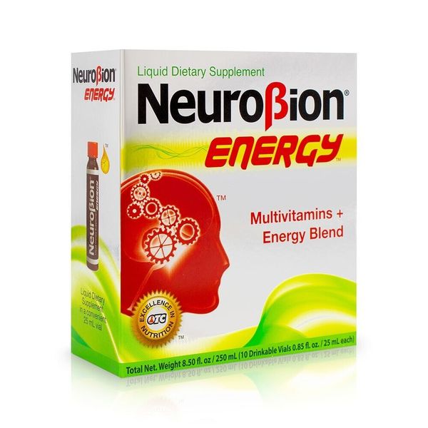 NEUROBION - ENERGY - LIQUID DIETARY SUPPLEMENT - 10 VIALS
