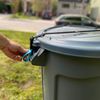 SideArm by BinClaw - Maximum Security - Trash Can Lock Security Device, Universal Fit, Dual Clasp Protection, No Tools Required (SideArm Round Trash Cans)