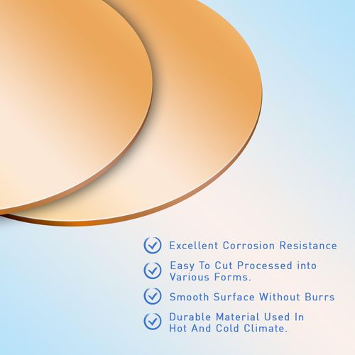 3PCS Brass Round Plate,0.08" Thickness x 2" Diameter, 12 GaugeRound Brass Metal Sheet for Crafts,DIY, Jewelry, Electrical, Repair, Industrial