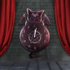 Nemesis Now Malpuss Tickin' Clock, Gothic Winged Cat Decor,