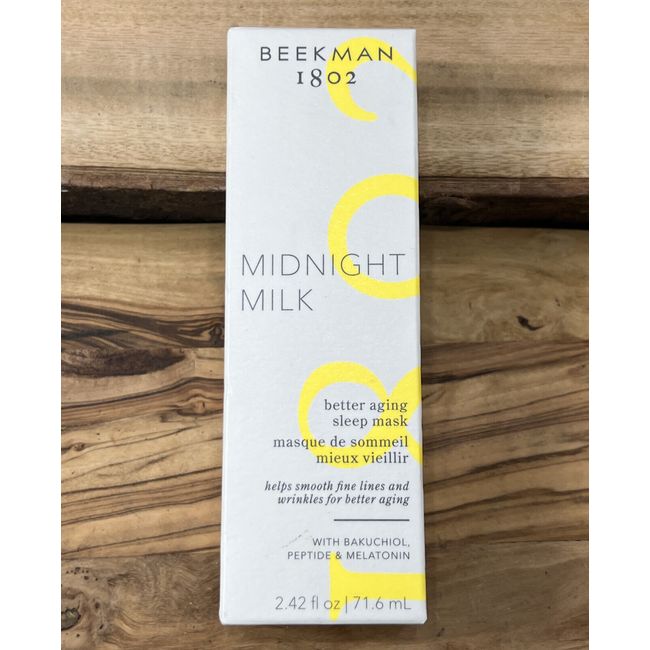 Beekman 1802 Midnight Milk Better Aging Sleep Mask 71.6ml/2.42oz NEW IN BOX