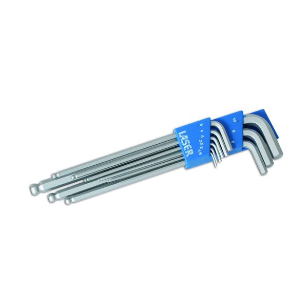 Laser 2220 Extra Long Ball End Hex Key Set 9pc
