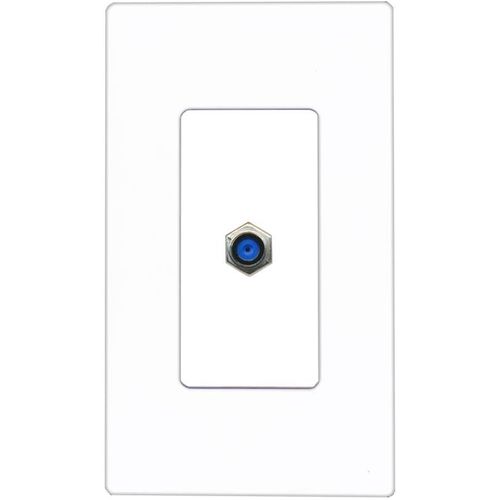 RiteAV F81 Wall Plate Screwless [White]