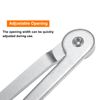 sourcing map 2pcs Adjustable Angle Grinder Pin Spanner 3.5mm Thickness Lock Nut Replacement Wrench Spanners
