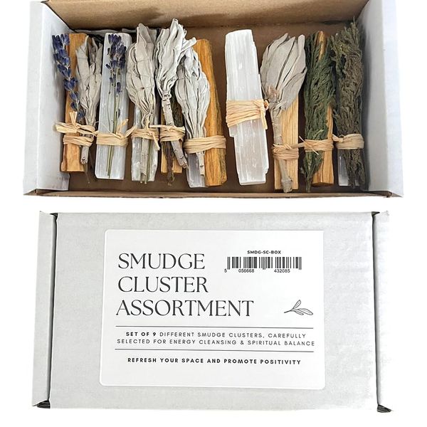 Smudge Cluster Assortment Box, Set of 9