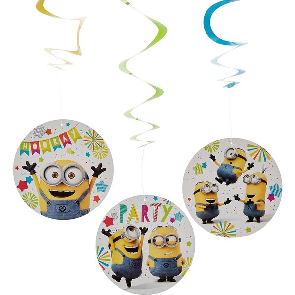 (PKT) Child Despicable Me Swirl Decorations
