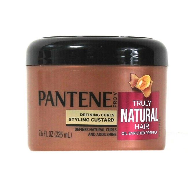 1 Count Pantene Pro V 7.6 Oz Truly Natural Hair Defining Curls Styling Custard