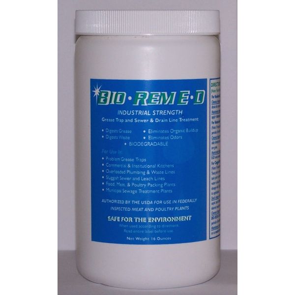 Bio-Rem E-D Sewer & Drain Line Treatment Bacteria (1 lb. container)