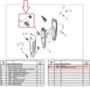 Andis Part Replacement Blade Drive & Bracket Assembly Fits Model ORL #74190