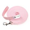 Maximum Pet Products Pink Dog Training Lead 15ft/4.5m