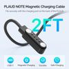 Voice Recorder Accessory Kit Set for PLAUD Note, Includes 2FT Magnetic USB-C Charging Cable and Magnetic Ring, Compatible with PLAUD Note AI Recorder