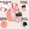 born to rally Pickleball Bag (Coral)
