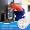 sourcing map 2 Pin Refrigerator Starter Relay Compressor PTC Start Relay Freezer Over Load Protector for Fridge