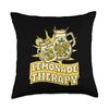 Lemonade Therapy Cardboard Lemon Juice Lemonade Stand Throw Pillow