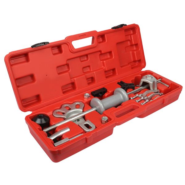 USA SLIDE HAMMER DENT PULLER TOOLS KIT WRENCH ADAPTER AXLE BEARING HUB AUTO SET