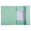 Exacompta 55573E - Lot of 3. 3 flap elasticated folder A4 assorted colour Nature