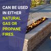 American Fireglass Medium Lava Rock, 1/2" - 1" | Use in Fireplace, Fire Pit or Bowl | Outdoor & Indoor Volcanic Rock for Natural Gas or Propane Fires | Decorative Landscaping | 10 lb Bag